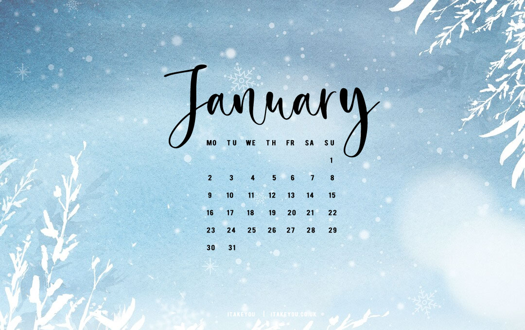 january wallpapers  January wallpaper January background Calendar  wallpaper