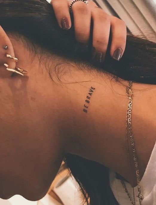 40 Tattoo Ideas with Meaning : Be Brave