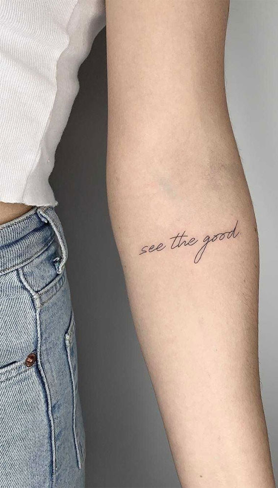 40 Tattoo Ideas with Meaning : See The Good I Take You