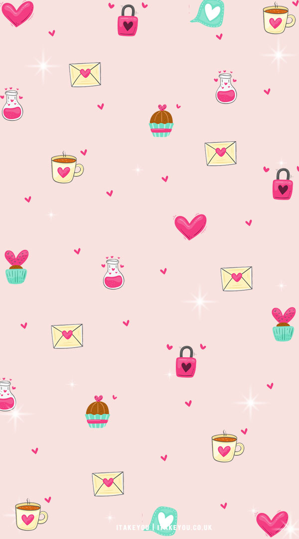 40+ Cute Valentine's Day Wallpaper Ideas : Cute Love Hearts I Take You |  Wedding Readings | Wedding Ideas | Wedding Dresses | Wedding Theme