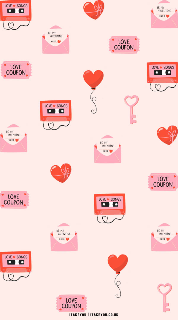 40+ Cute Valentine’s Day Wallpaper Ideas : Love Songs, Love Coupon & Hearts