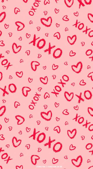 40+ Cute Valentine’s Day Wallpaper Ideas : XOXO & Heart I Take You ...