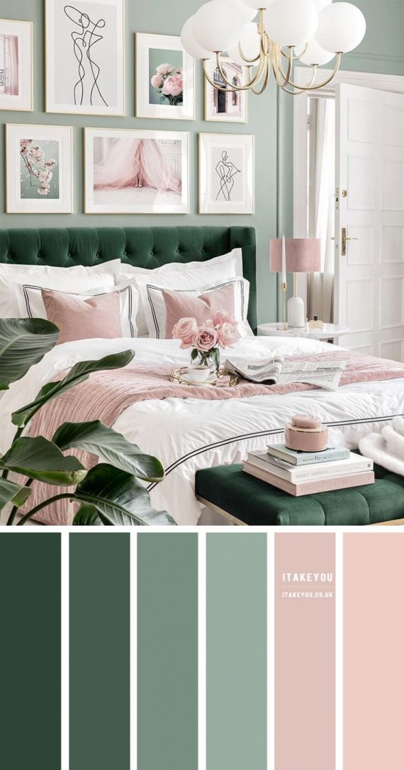 Green and Pink Bedroom – How To Use Green & Pink in Bedroom I Take You ...