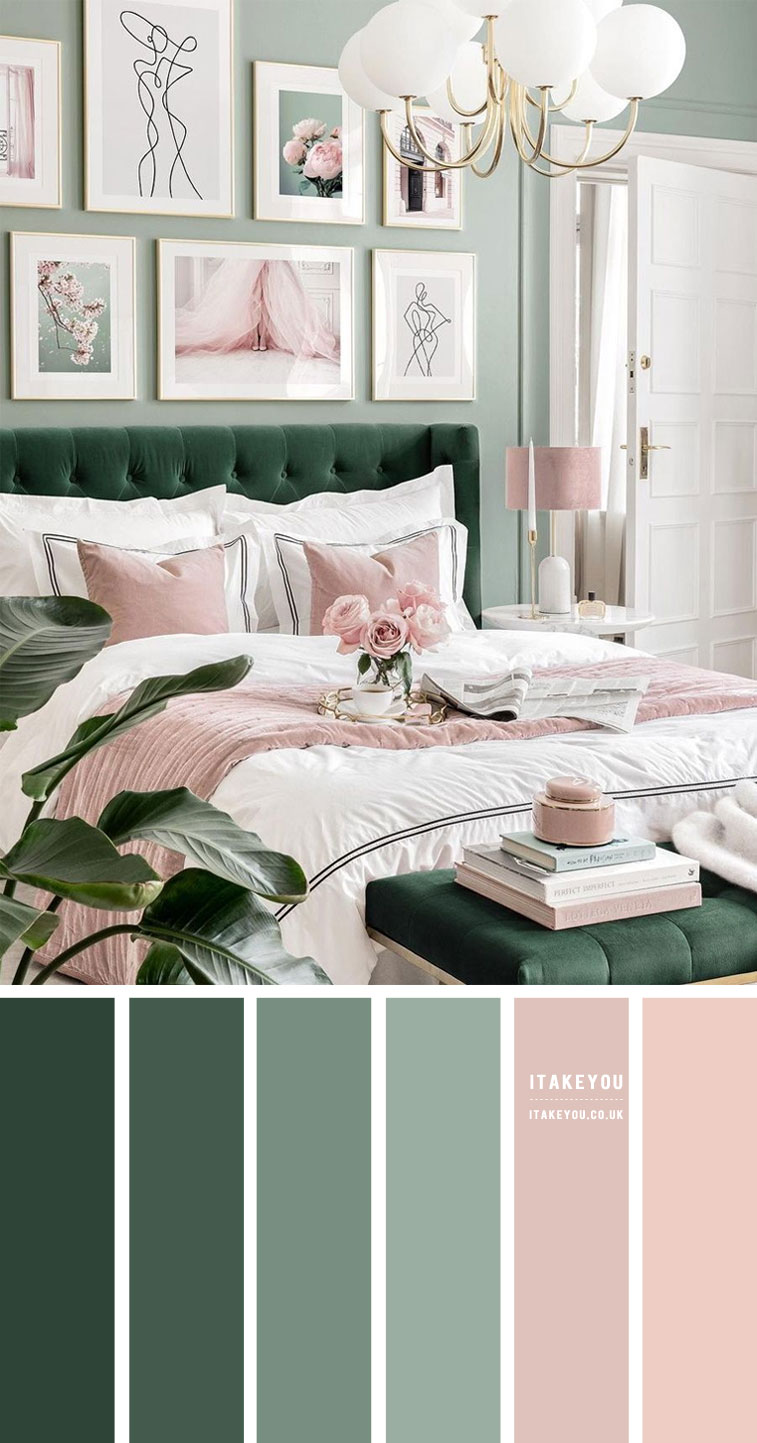 green and pink bedroom, green and pink bedroom color ideas, green and pink bedroom color scheme, green and pink color scheme