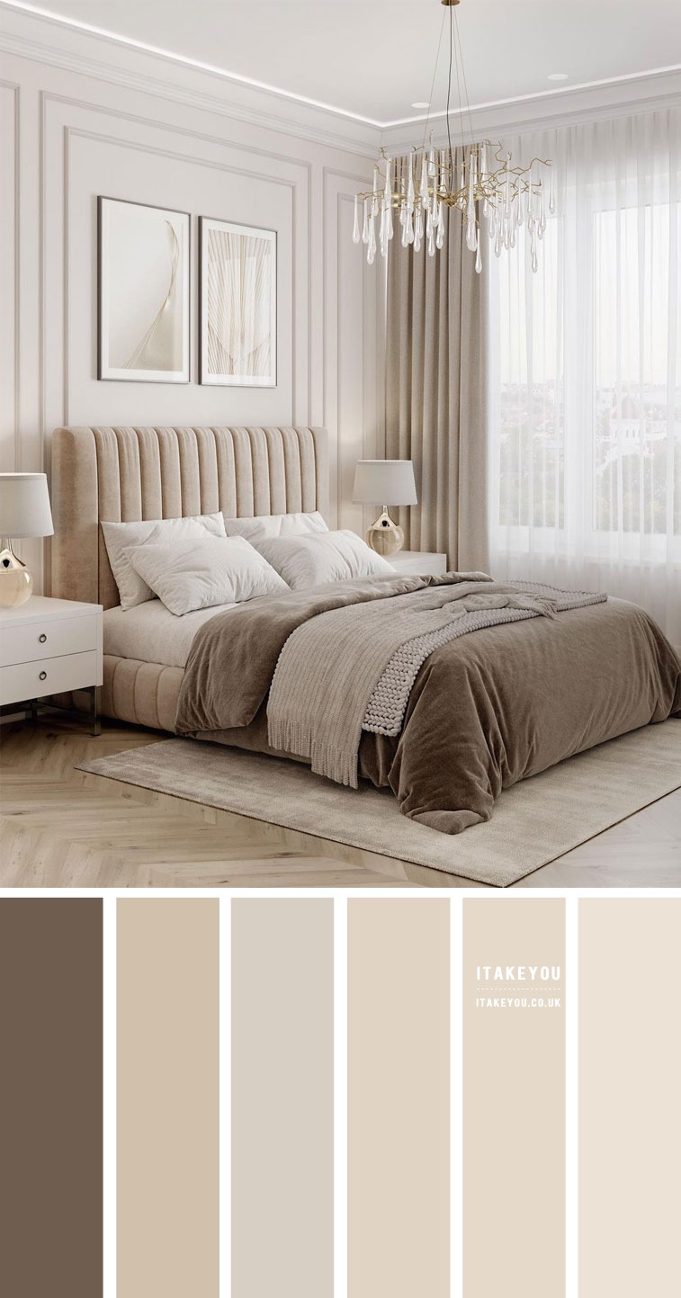 neutral bedroom, neutral color scheme, how to use neutral in bedroom, neutral bedroom color ideas, how to create calming bedroom, soft neutral bedroom