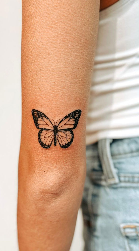 70+ Beautiful Tattoo Designs For Women : Cutie Little Monarch Butterfly I  Take You | Wedding Readings | Wedding Ideas | Wedding Dresses | Wedding  Theme