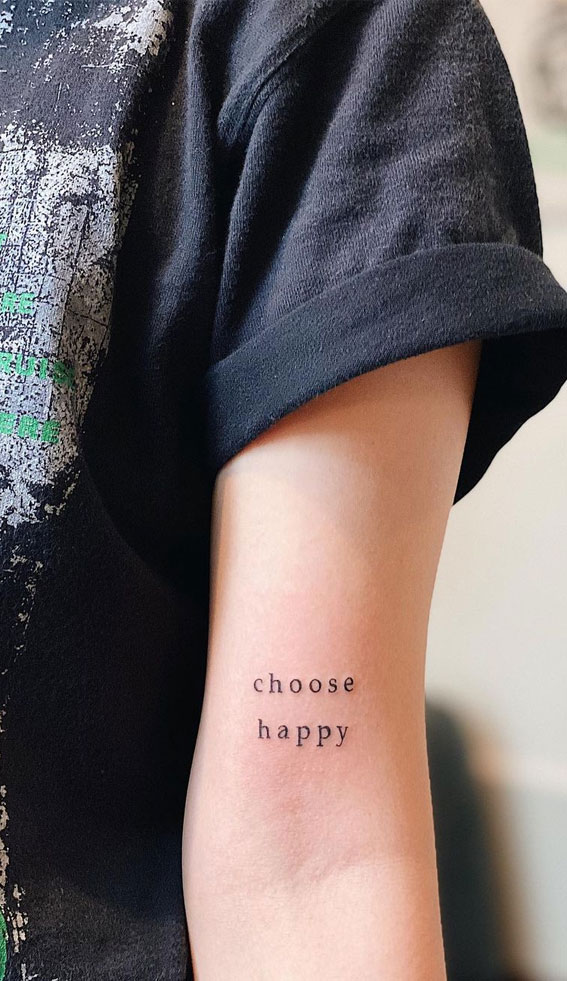 70+ Beautiful Tattoo Designs For Women : Choose Happy Tattoo on Arm I Take You