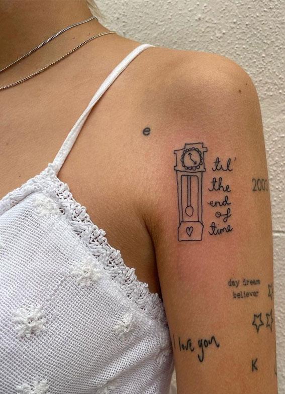 70+ Beautiful Tattoo Designs For Women : Til the end of time