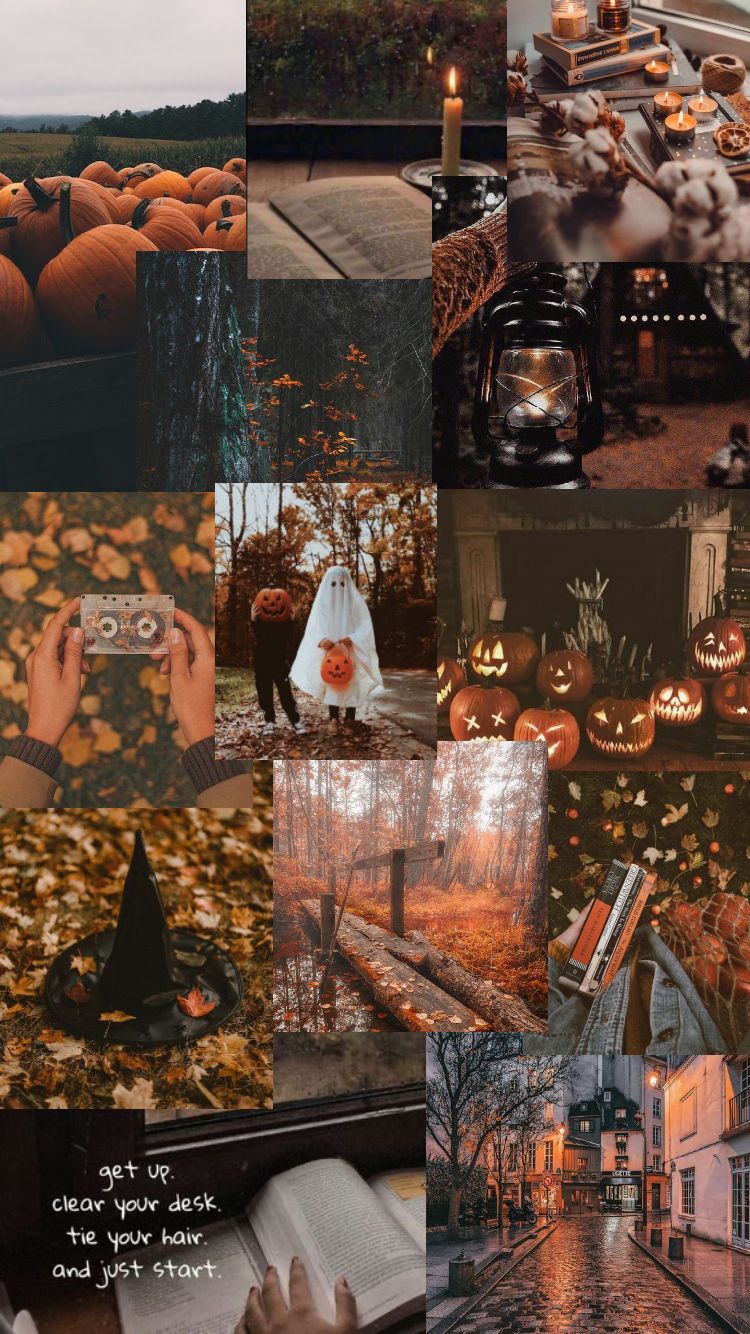 25 Autumn Collage Aesthetic Wallpapers : Beautiful Autumn Collage