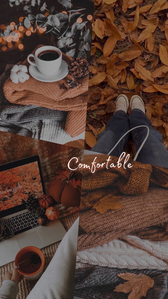 25 Autumn Collage Aesthetic Wallpapers : Fall Comfortable