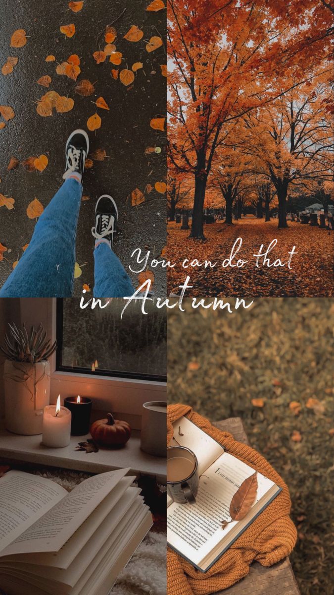 25 Autumn Collage Aesthetic Wallpapers : You Can Do That in Autumn