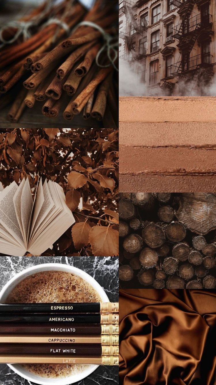 25 Autumn Collage Aesthetic Wallpapers : What is Your Favorite Coffee?