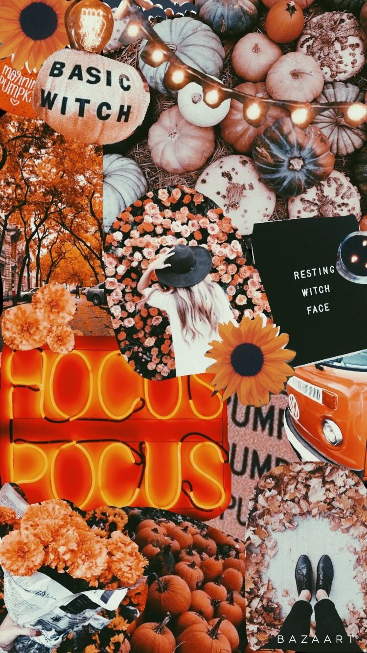 25 Autumn Collage Aesthetic Wallpapers : Basic Witch Hocus Pocus