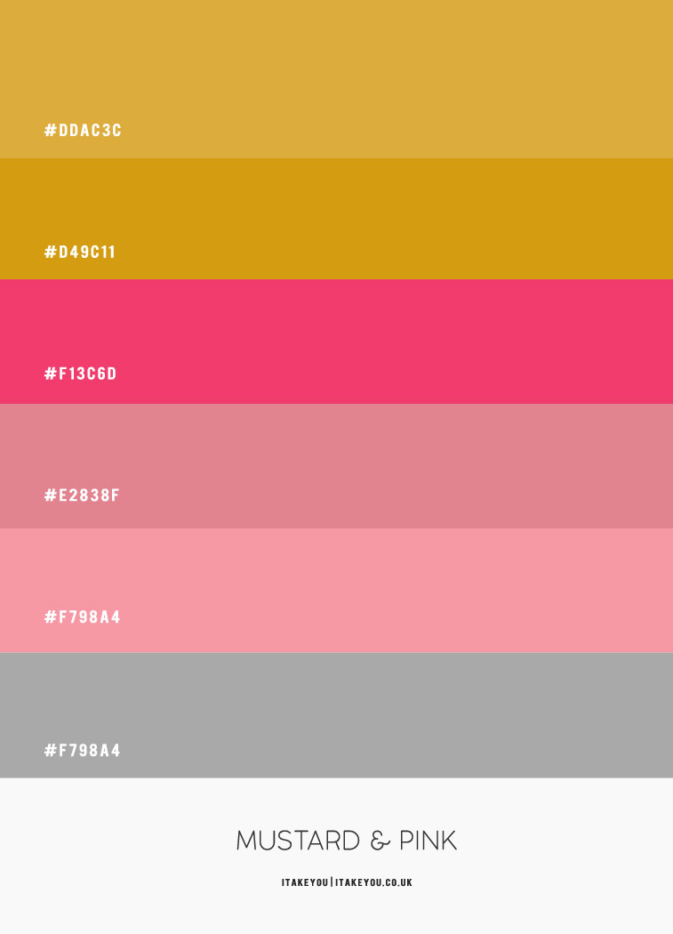 mustard and pink color combo, mustard and pink color scheme, mustard and pink, mustard and pink color hex