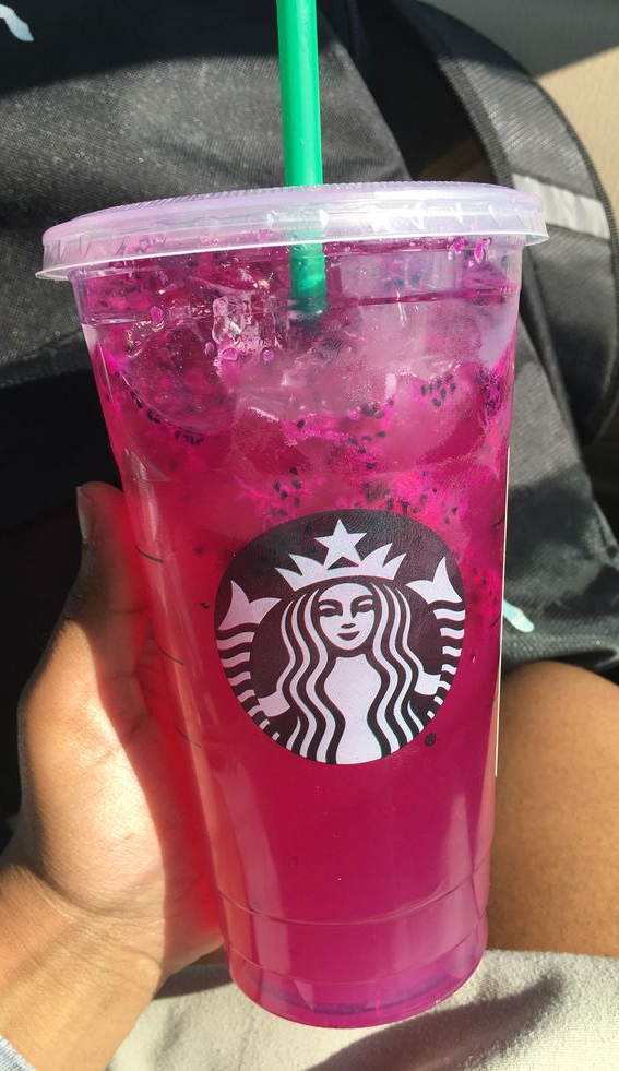 These Starbucks Drinks Look So Yummy : Dragonfruit Refresher