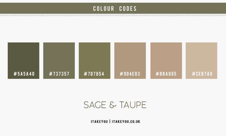 sage green and taupe, sage green and taupe color scheme, sage green color, sage color combo