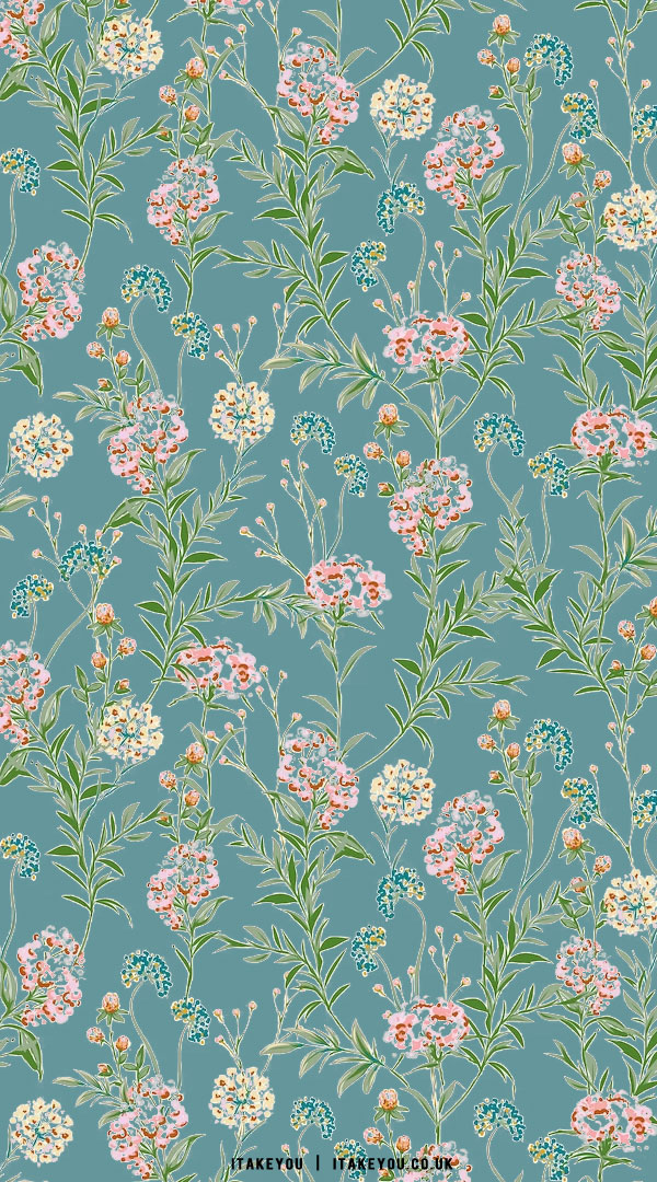 20 Cute Spring Wallpaper for Phone & iPhone : Blue Daisy Wallpaper 1 - Fab  Mood | Wedding Colours, Wedding Themes, Wedding colour palettes
