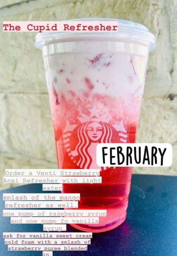 These Starbucks Drinks Look So Yummy : February Drink