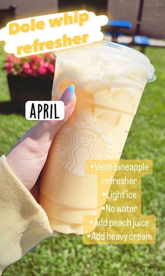These Starbucks Drinks Look So Yummy : April Drink