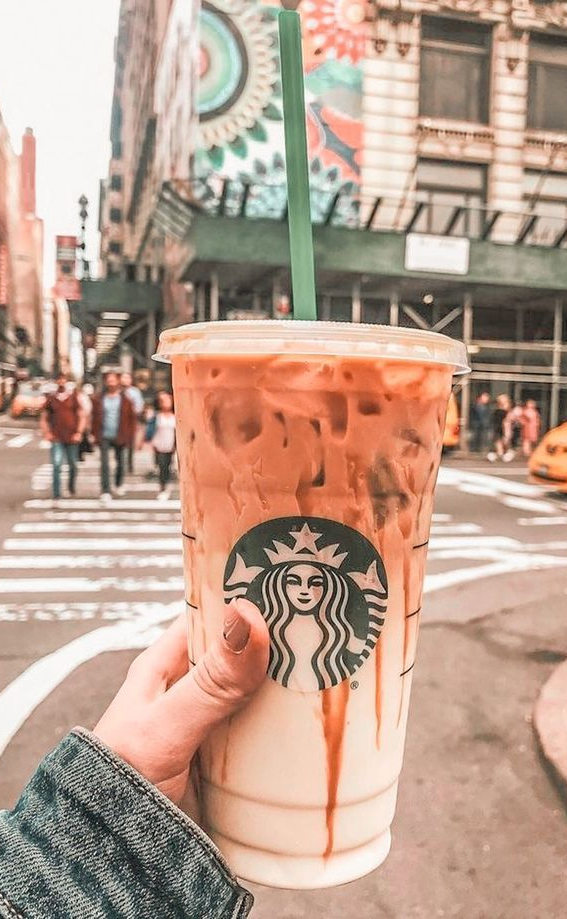 These Starbucks Drinks Look So Yummy : Iced Coffee