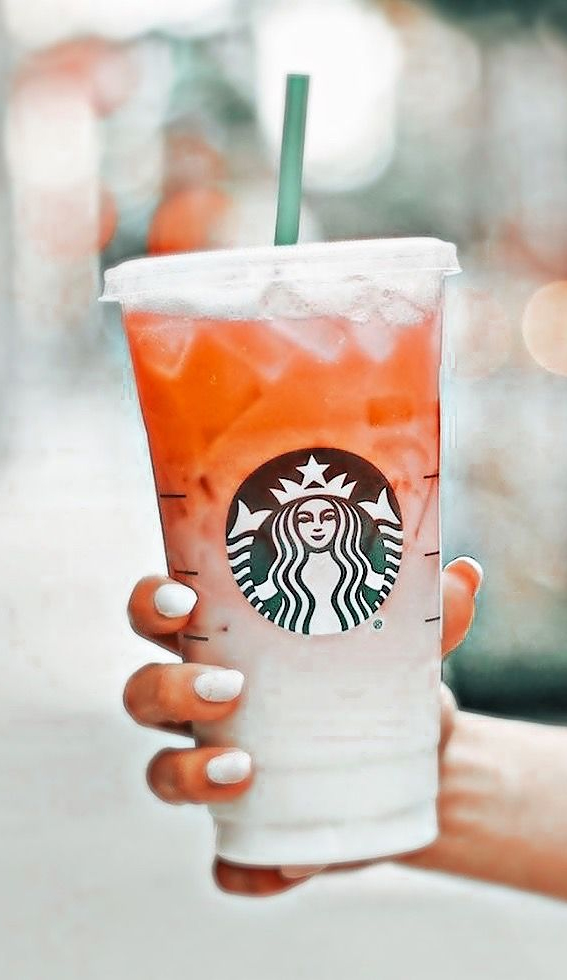 These Starbucks Drinks Look So Yummy : Iced Milk Tea with Cream