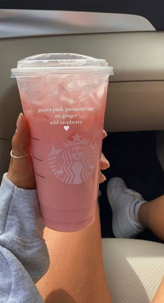 These Starbucks Drinks Look So Yummy : Guava Pink Passionfruit