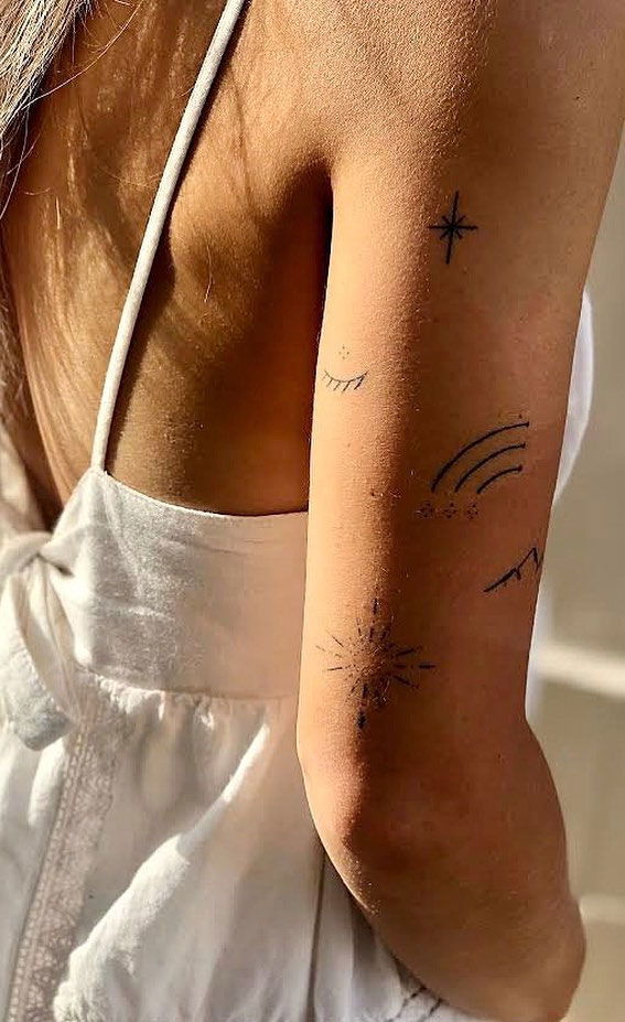 70+ Beautiful Tattoo Designs For Women : Healed Concept Tattoo on Arm