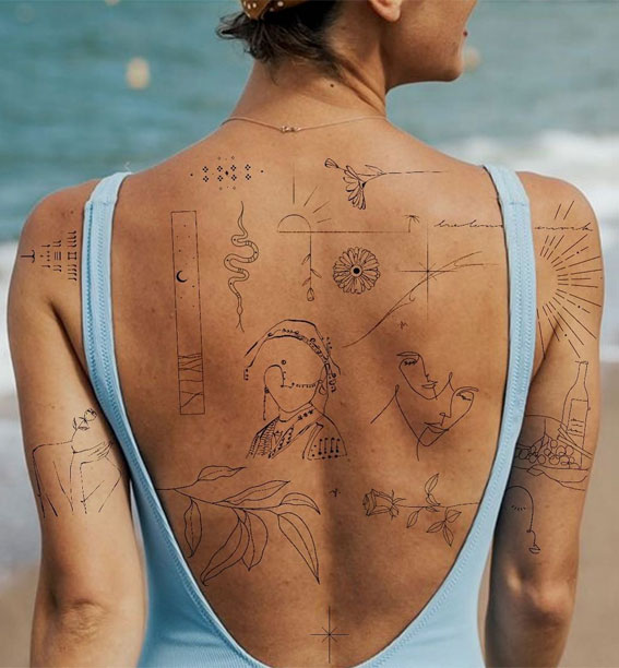 70+ Beautiful Tattoo Designs For Women : Boho Tattoos
