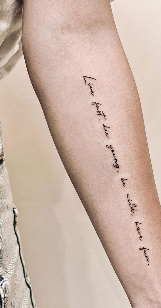 One-Word Tattoos | POPSUGAR Smart Living UK