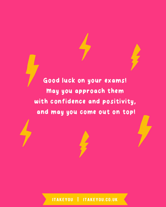 35 Good Luck Exam Wishes For GCSE & Students : Pink Wallpaper for iPad