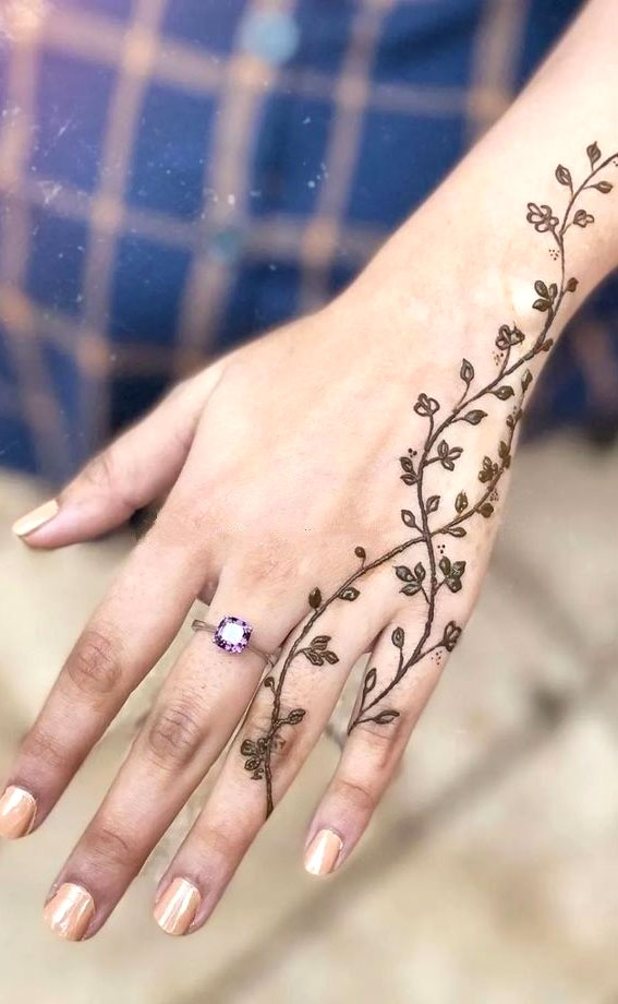 Latest Simple Mehndi Designs For The Minimalist Brides This Summer | Palm mehndi  design, Mehndi designs for hands, Henna designs hand