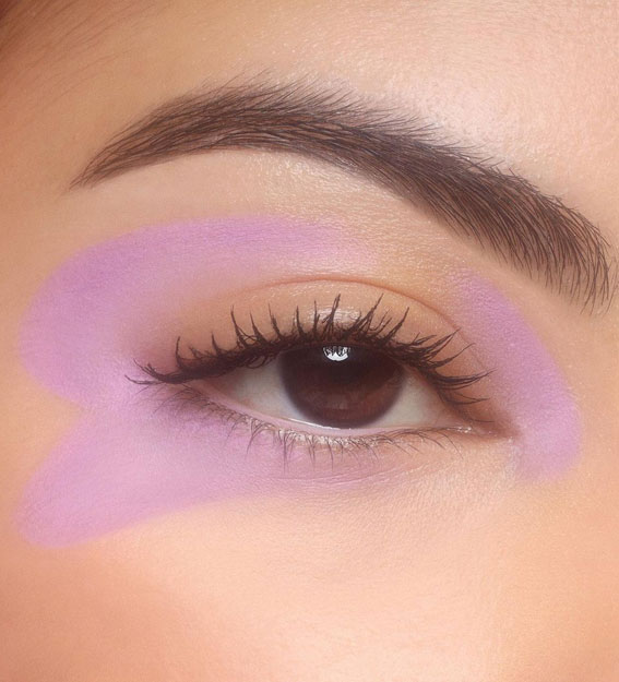 25 Soft and Ethereal Summer Makeup Delight : Lilac Dream