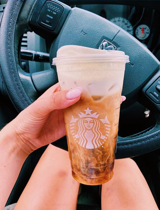 Summer Vibe Iced Coffee Aesthetic : Tall Cup of No Shake Iced Coffee