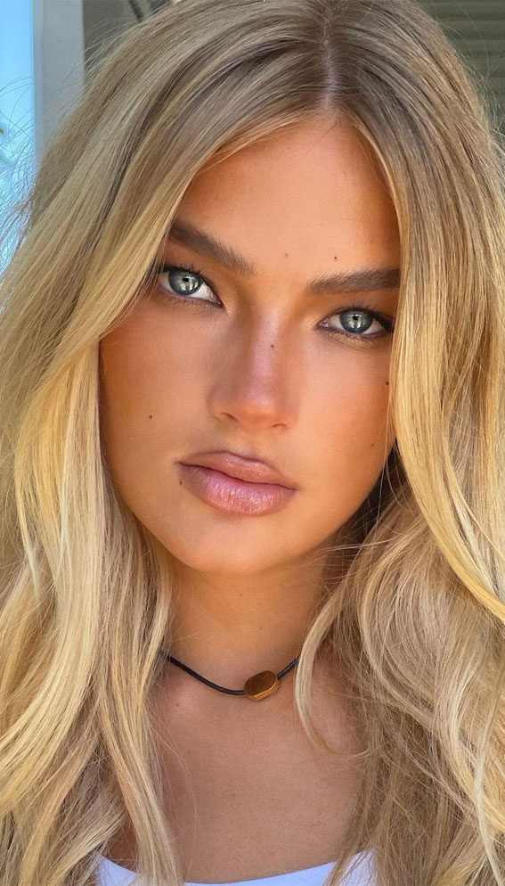 Summer Makeup Looks That Shine : Sun-Kissed Nude Lips