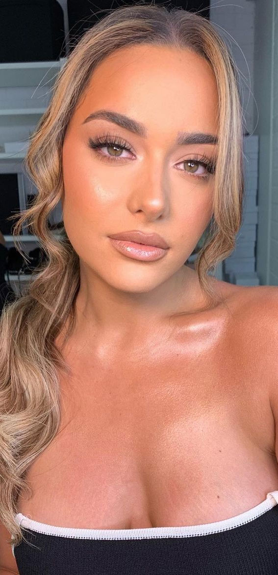 Summer Makeup Looks That Shine : Sun-Kissed Soft Glam Look