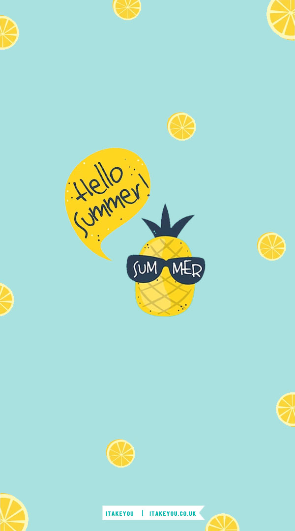 18 Delightful Summer Wallpaper Ideas : Pineapple Wallpaper for Phone