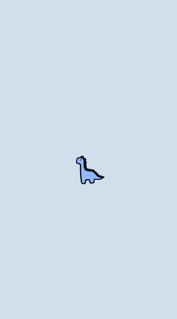 tiny blue dinosaur, blue wallpaper, dinosaur blue wallpaper