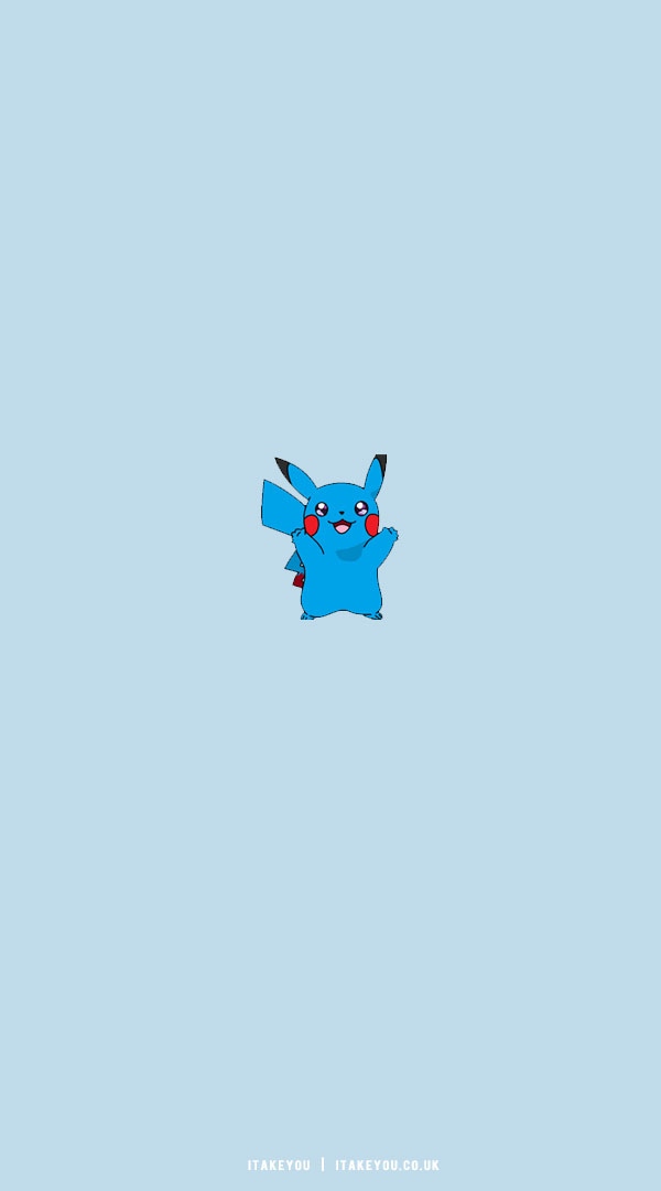 20 Shades of Serenity Blue Wallpaper Ideas : Blue Pikachu Wallpaper