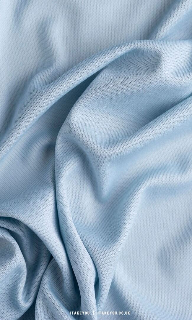 20 Shades of Serenity Blue Wallpaper Ideas : Blue Silk Wallpaper