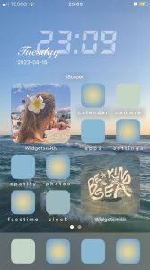 25 Blue Widgetsmith Ideas Personalize Your Home Screen : Beach Vibes I ...