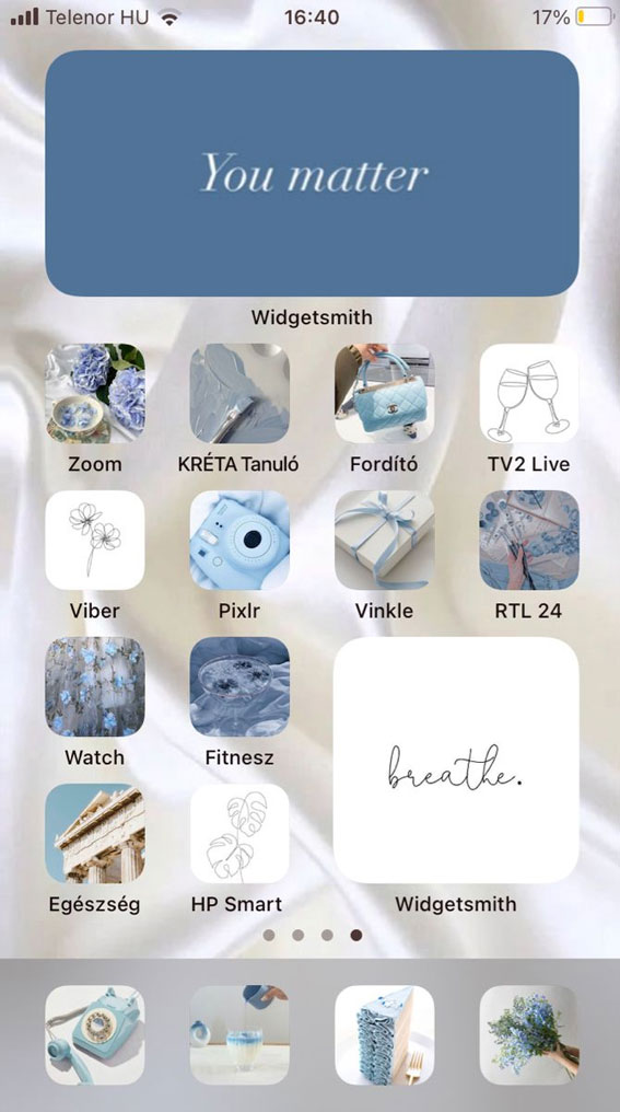 25 Blue Widgetsmith Ideas Personalize Your Home Screen : You Matter Widgets