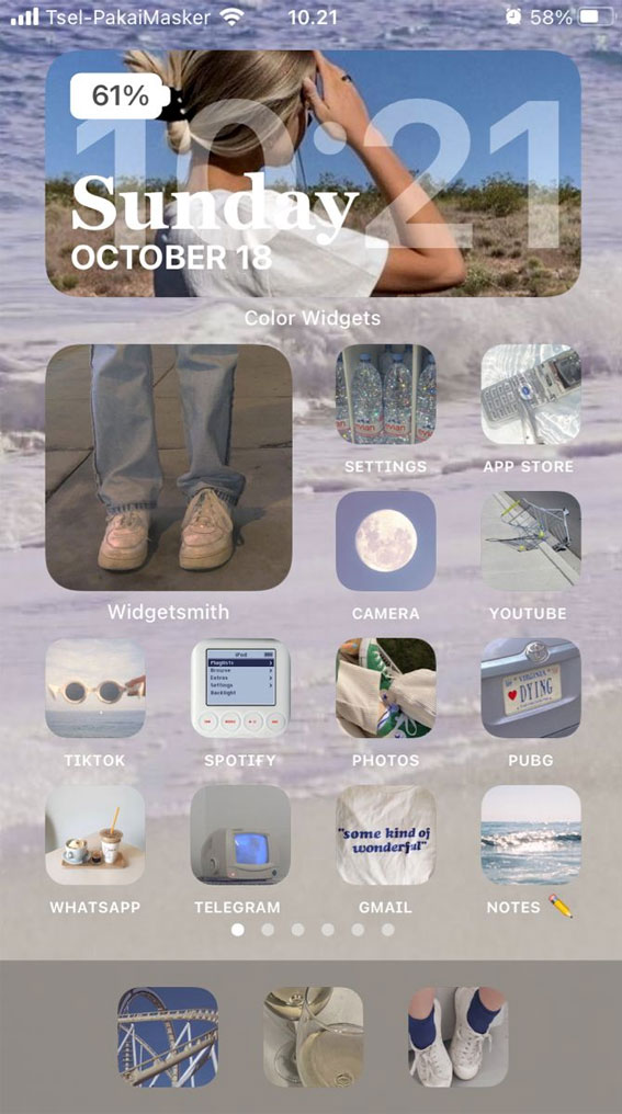 25 Blue Widgetsmith Ideas Personalize Your Home Screen : Beach Inspired Widgets