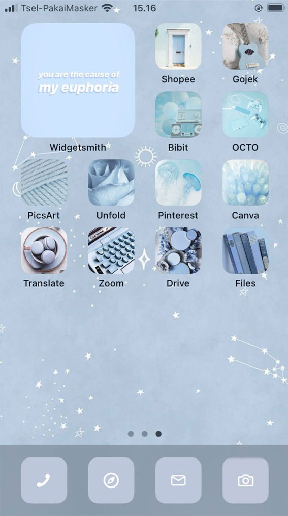 25 Blue Widgetsmith Ideas Personalize Your Home Screen : Constellation Widget Wallpaper