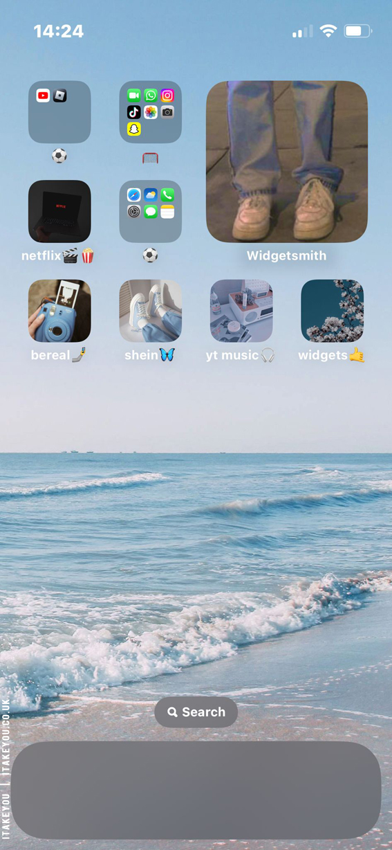 25 Blue Widgetsmith Ideas Personalize Your Home Screen : Good Vibes Widget