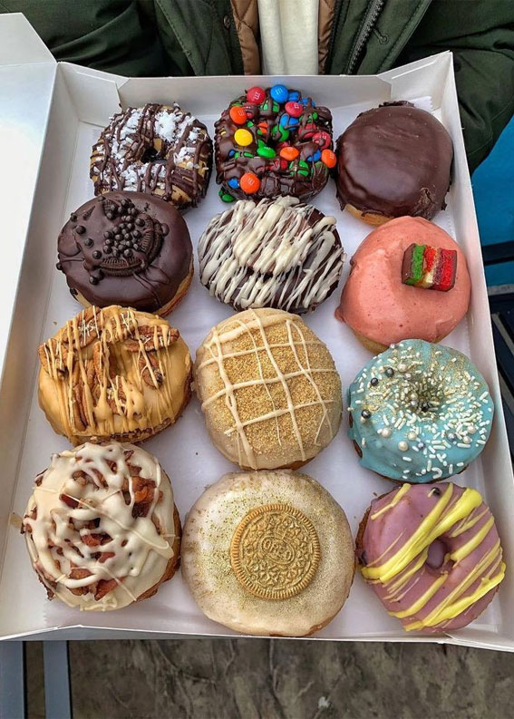 Feast for the Senses Captivating Food Aesthetics : Yummy 12 Donuts