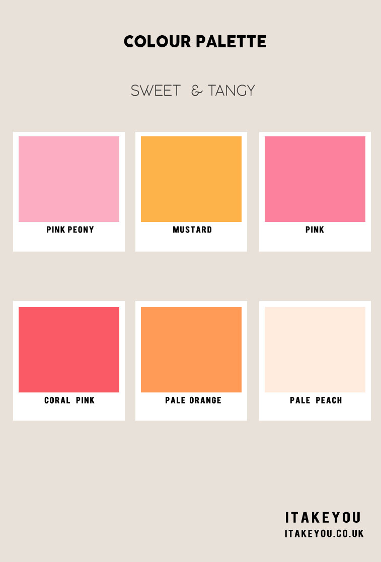 10 Summer Colour Combos : Pink, Orange & Yellow