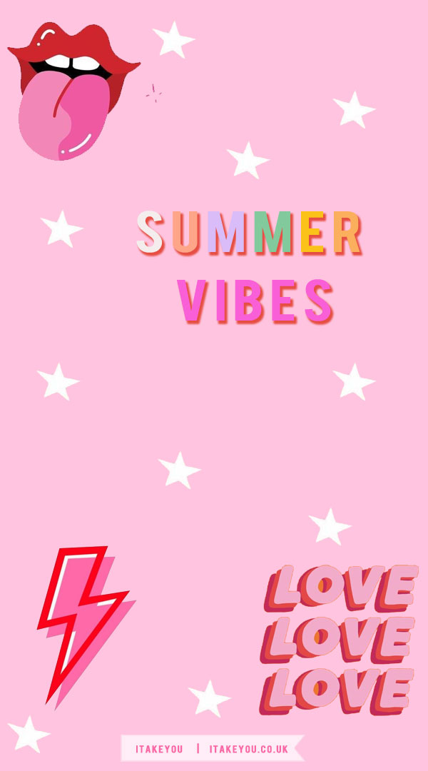 18 Delightful Summer Wallpaper Ideas : Summer Vibes Preppy Wallpaper