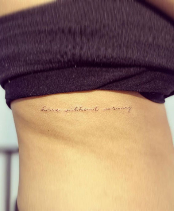 39 Inked Sentiments Exploring Meaningful Tattoos : Live without warning