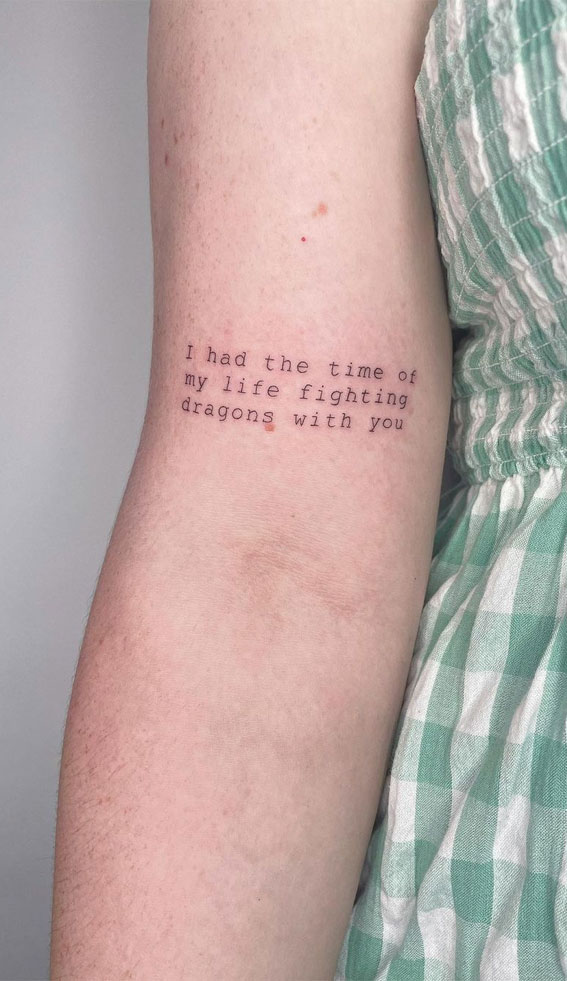 Enchanted Melodies Taylor Swift Tribute Tattoo Ideas : Long Live Script Tatttoo