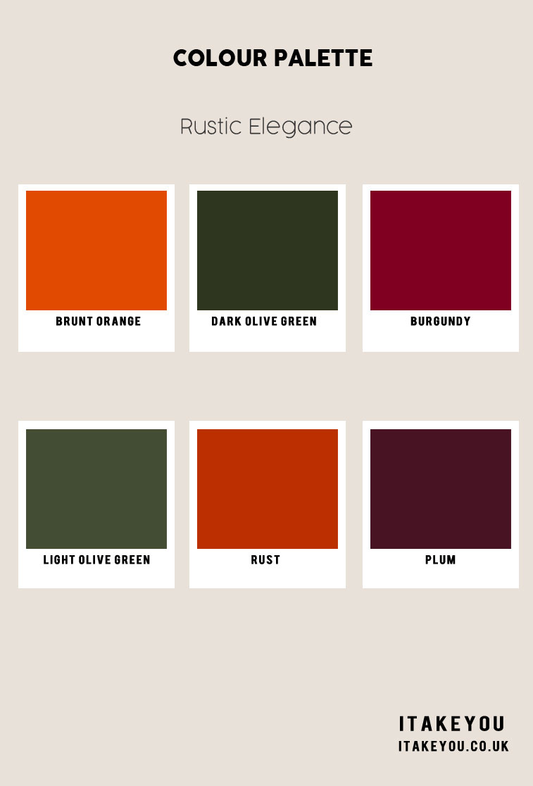 25 Autumn Colour Scheme Ideas 2023 : Rustic Elegance